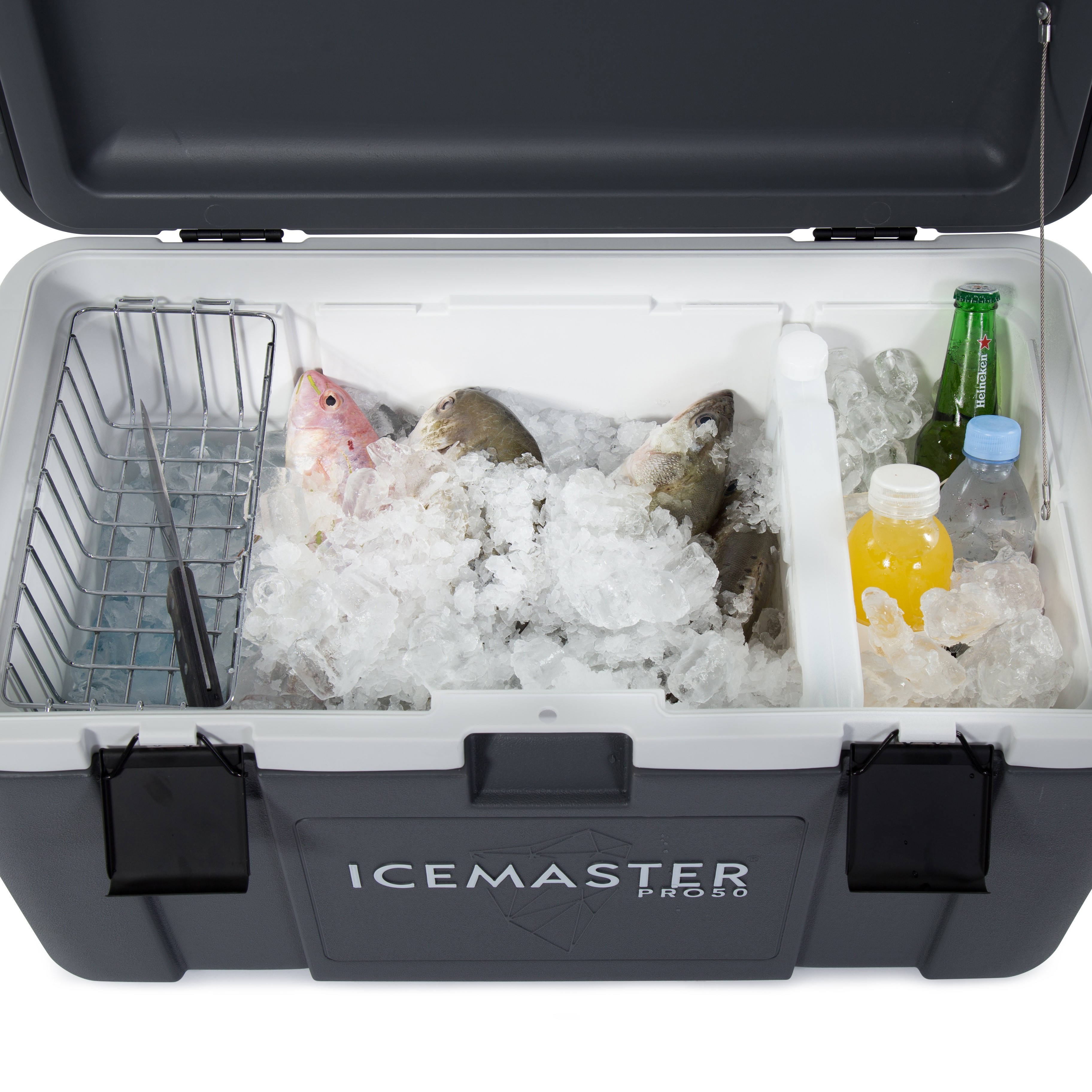 50L 707 x 372 x 380mm Commercial Rtic Cooler Box Beach Cooler Box Roto Molded Cooler Box