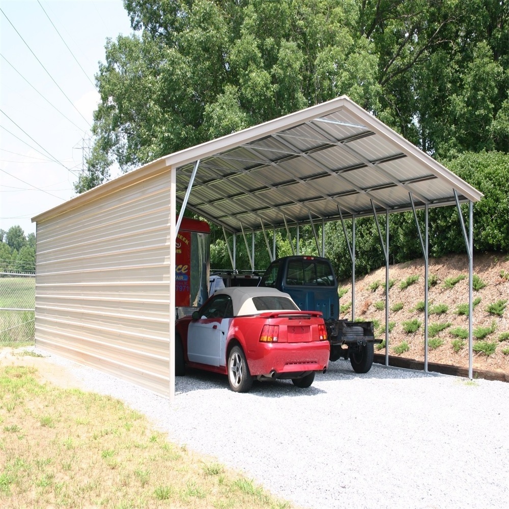 steel structure garden shed for carport barn and rain cover canopy