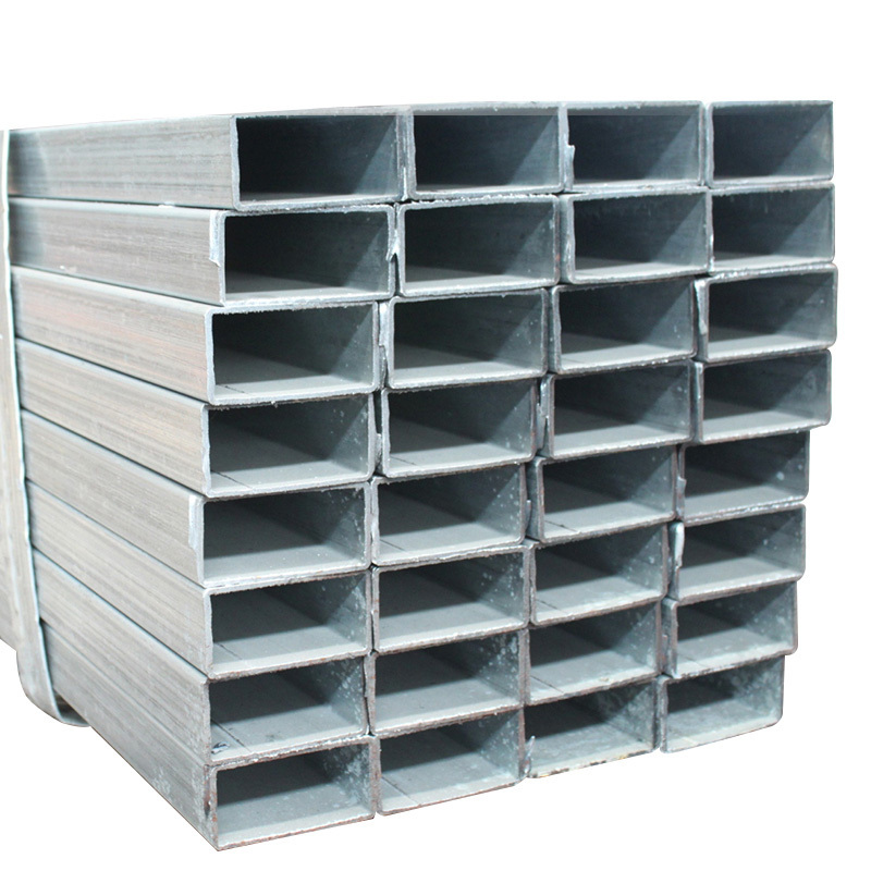 JIS Tubing Pipes Rectangular Pvc Pipe Pipe Tubular Iron Square Steel Factory 2x2 Galvanized Hollow Section 14 Gauge ERW Q235