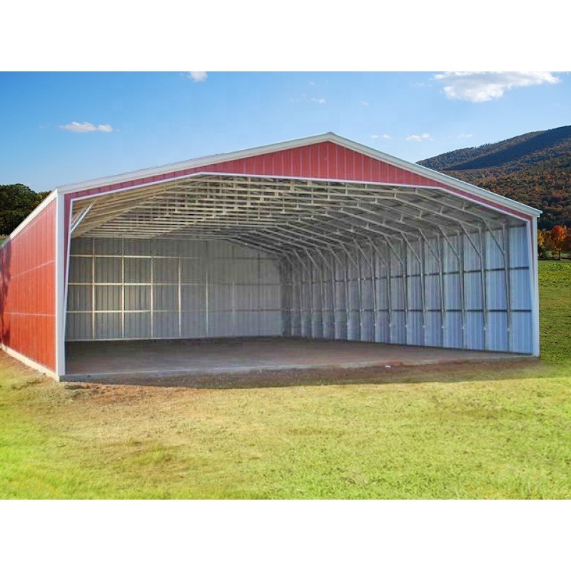 steel structure garden shed for carport barn and rain cover canopy