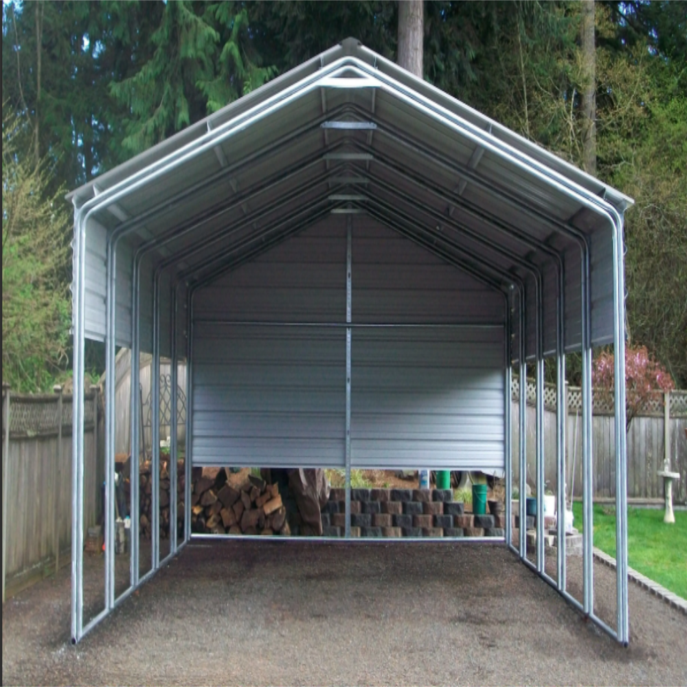 steel structure garden shed for carport barn and rain cover canopy