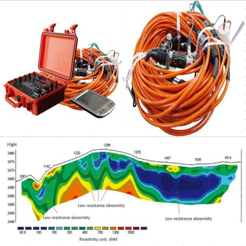 Metal detector underground Resistivity 2D Survey System underground water detector DDC-8