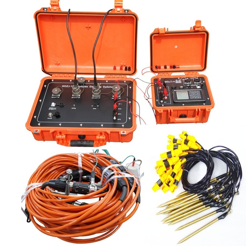 Geophysical Induced Polarization Tomograph Survey 2D resistivity Imaging Geophysical Survey Tomographic Equipment