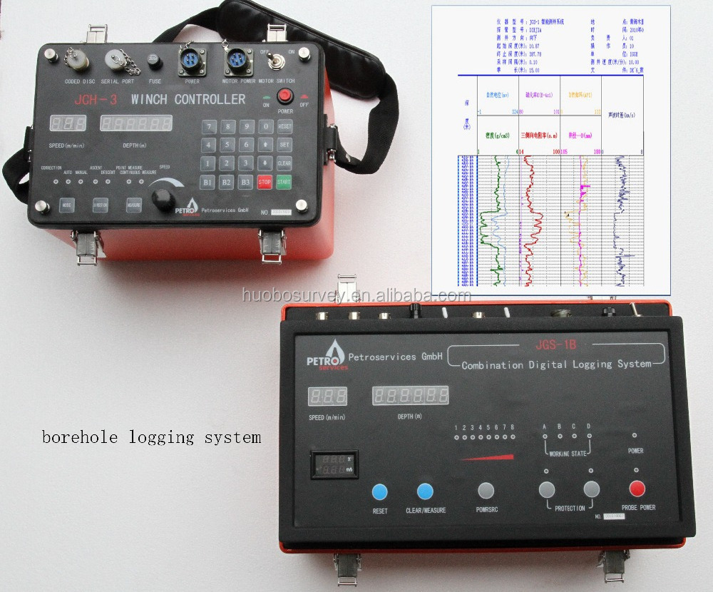 Water Well Logging Equipment and Electric Wireline Borehole Logging Equipment System For GR and SN