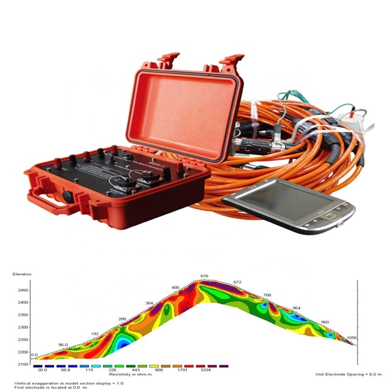 Geophysical Induced Polarization Tomograph Survey 2D resistivity Imaging Geophysical Survey Tomographic Equipment