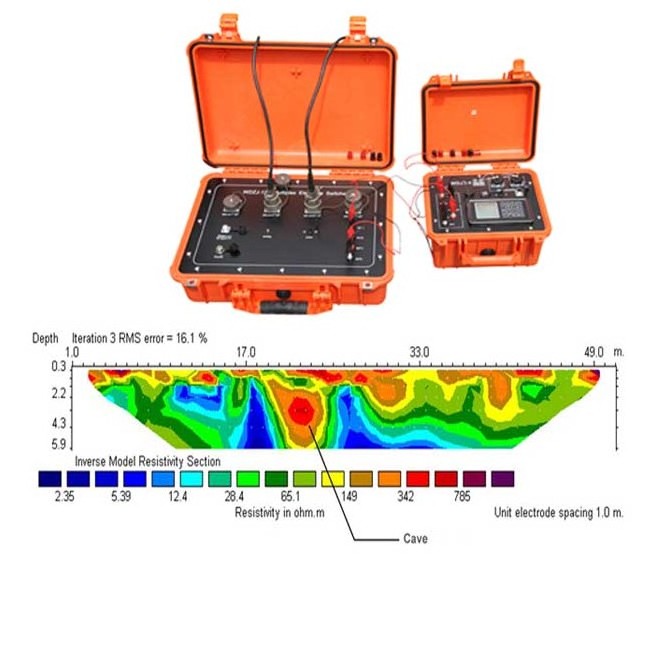 Super ERT ERI Geophysical Resistivity & IP Survey Equipment Electrical Resistivity Tomography Imaging Equipment