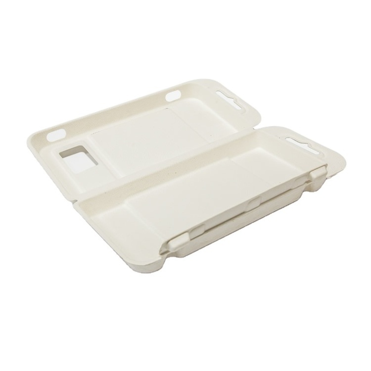 Compostable Cpu Case Tray Packaging Clamshell Box