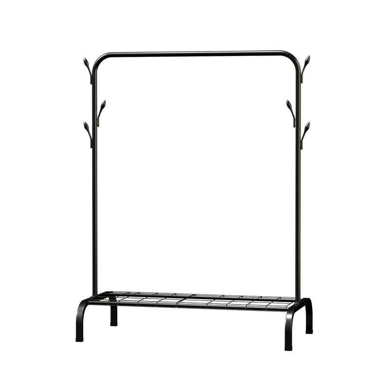 Modern Metal Clothes Hanging Rail And Hook Clothing Coat Dress Shirt Garment Stand Coat Rack Stand