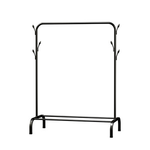 Modern Metal Clothes Hanging Rail And Hook Clothing Coat Dress Shirt Garment Stand Coat Rack Stand