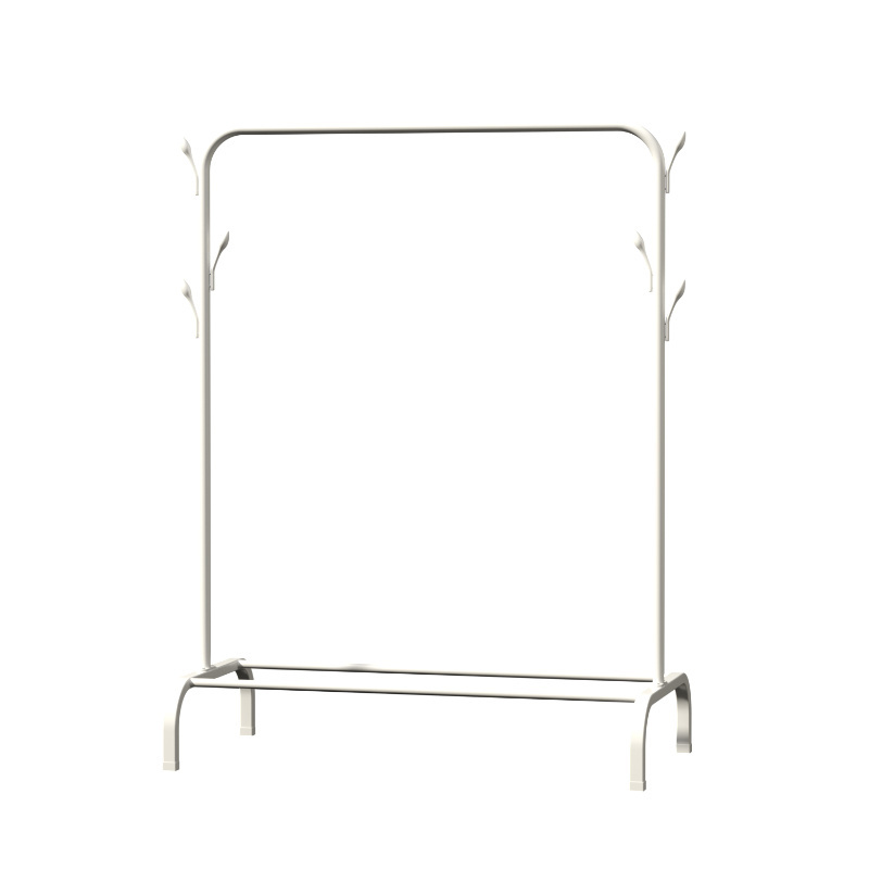 Modern Metal Clothes Hanging Rail And Hook Clothing Coat Dress Shirt Garment Stand Coat Rack Stand