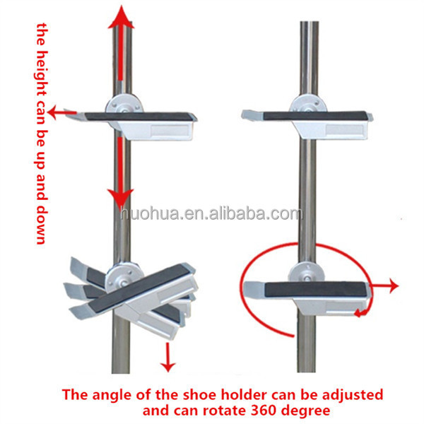 Huohua hot selling stainless steel industrial shoe rack