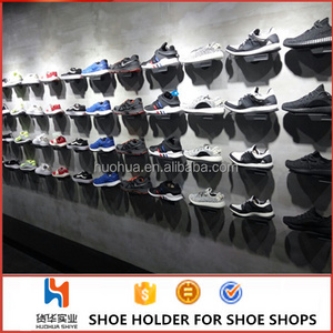 huohua modern appearance high quality shoe display ideas