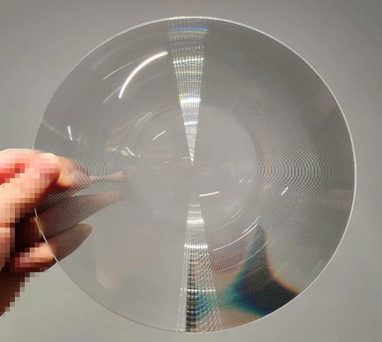 Dongguan factory wholesale PMMA  large fresnel lens 350mm focal length 200mm  for Mobile magnifier