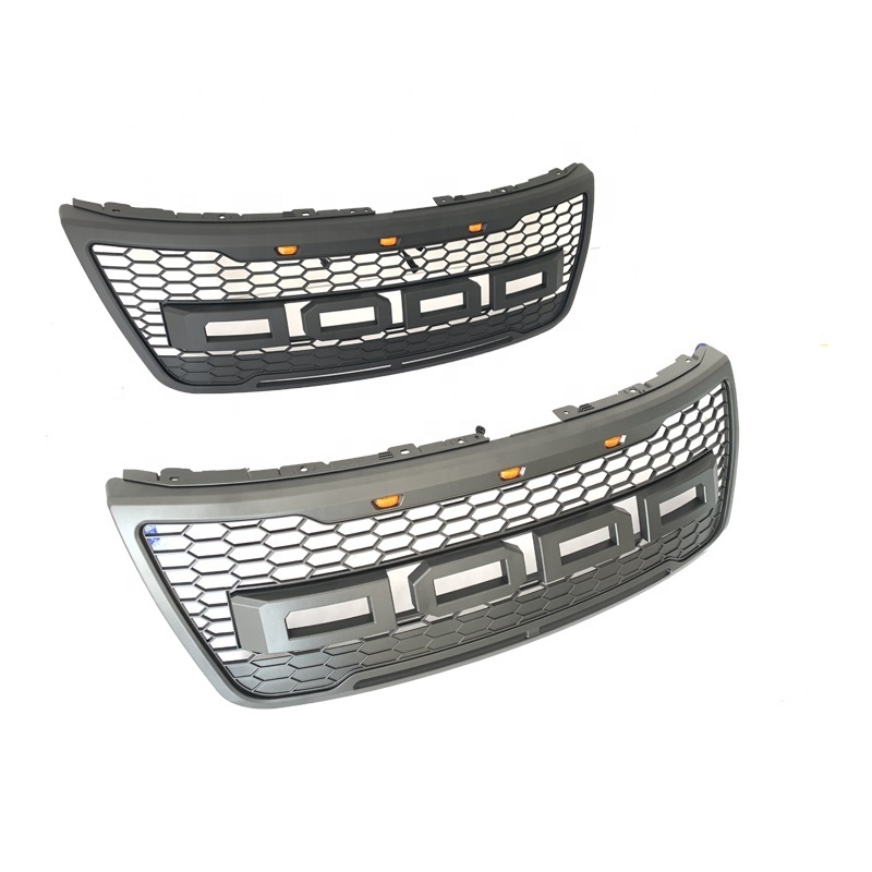 China wholesale factory suv auto parts exterior front grill pirrilla 2011 2012 2013 2014 2015 fit for ford explorer