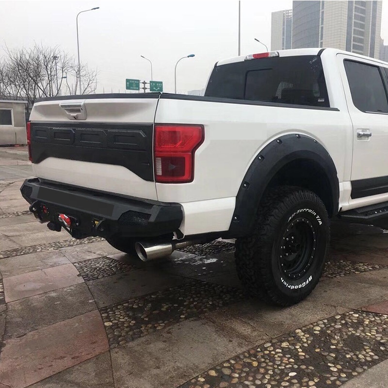 Custom Black ABS pickup truck accessories fender flare fit for Ford F150 2018 - 2019