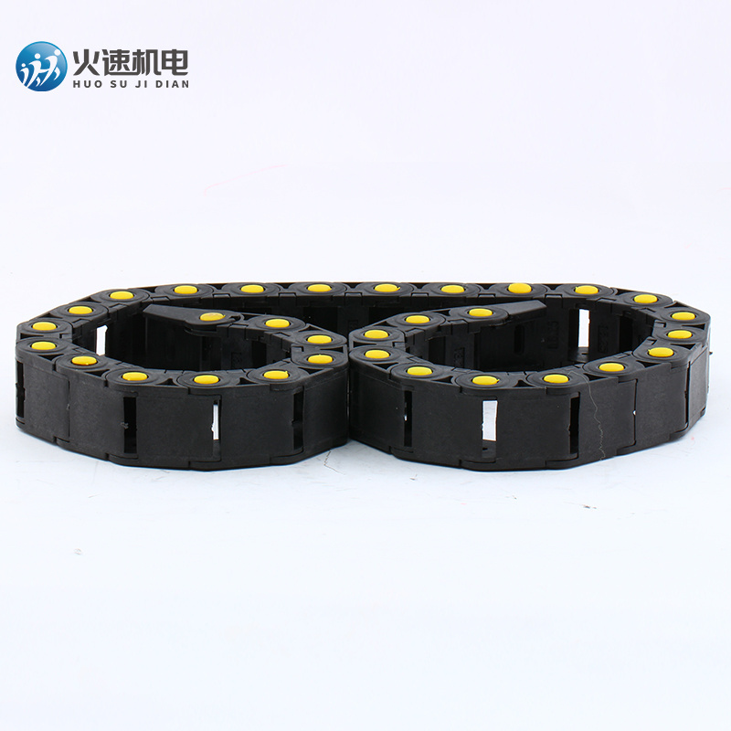 18 series plastic nylon bridge towing chain plastic cable tube flexible cable bridge cable chain