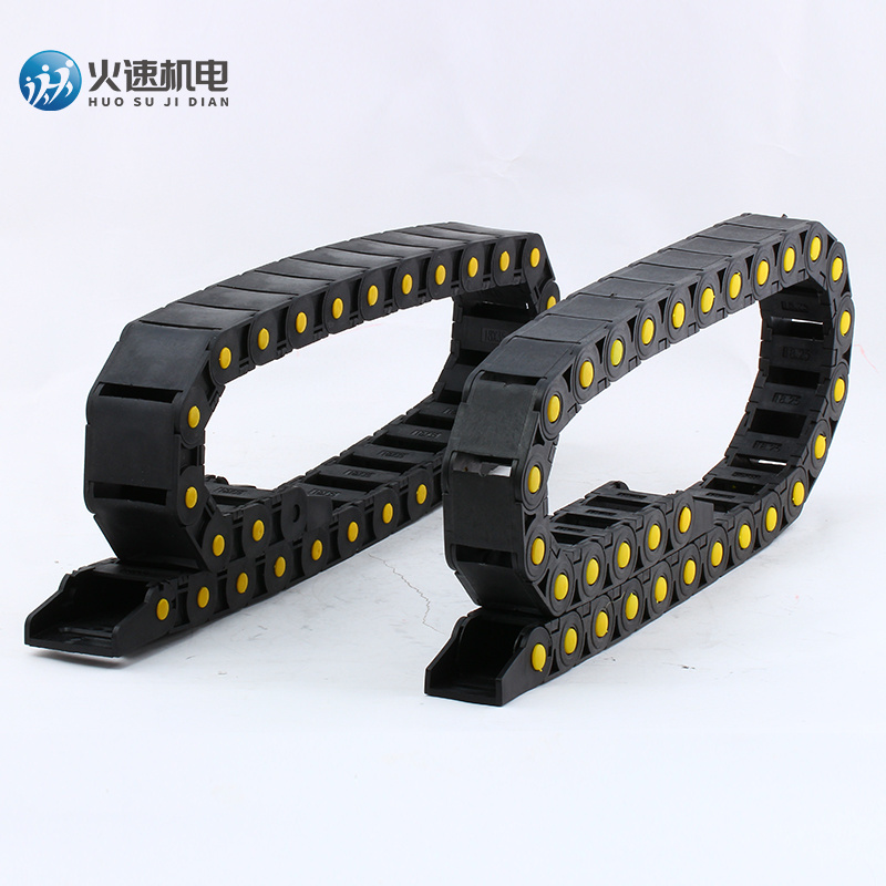 18 series plastic nylon bridge towing chain plastic cable tube flexible cable bridge cable chain