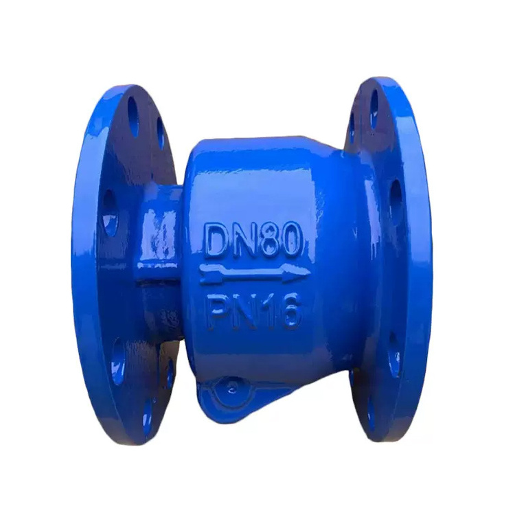 Double Disc PN16 Ductile Iron Vertical PVC Swing Check Valve Silent One Way Water/Air Control Check Valve