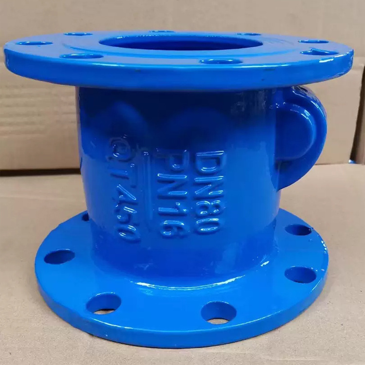 Double Disc PN16 Ductile Iron Vertical PVC Swing Check Valve Silent One Way Water/Air Control Check Valve