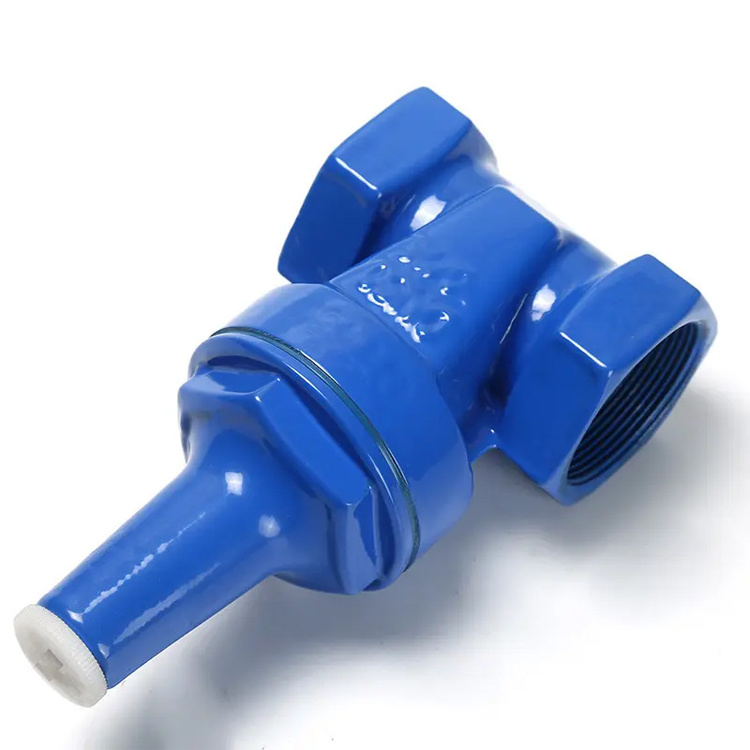 New ductile iron soft sealing threaded internal triangular locking gate valve for water meters