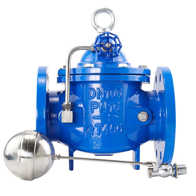 100X PN16 Hydraulic Float Control Cast Iron Pressure Reducing Valve for High and Low Pressure Water Media