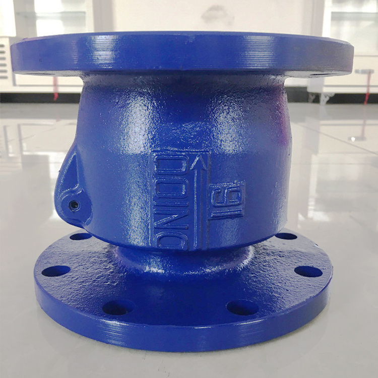 Double Disc PN16 Ductile Iron Vertical PVC Swing Check Valve Silent One Way Water/Air Control Check Valve