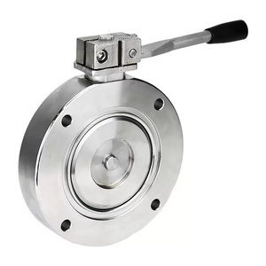 8" Stainless Steel Discharge Valve with Zero Leakage Negative Pressure High Vacuum Butterfly Valve