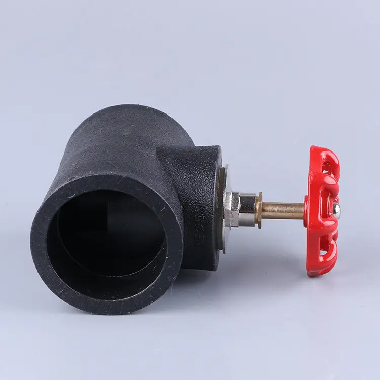 All Size HDPE Hot Melting Butt Fusion Pipe Fittings PE lifting Stop Valve for Irrigation Water Supply