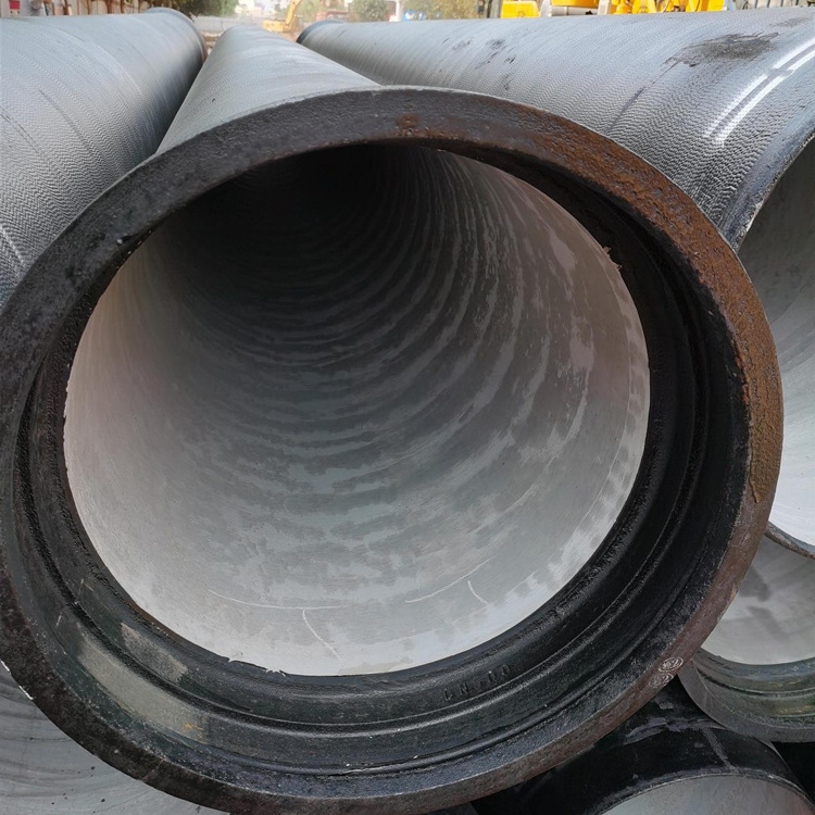 Black/Red Round Cement Coating Thickness EN545 DN250 Flanged Ductile Cast Iron Pipe 10 inch