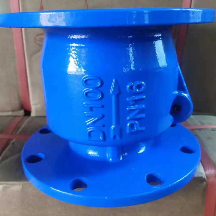 Double Disc PN16 Ductile Iron Vertical PVC Swing Check Valve Silent One Way Water/Air Control Check Valve