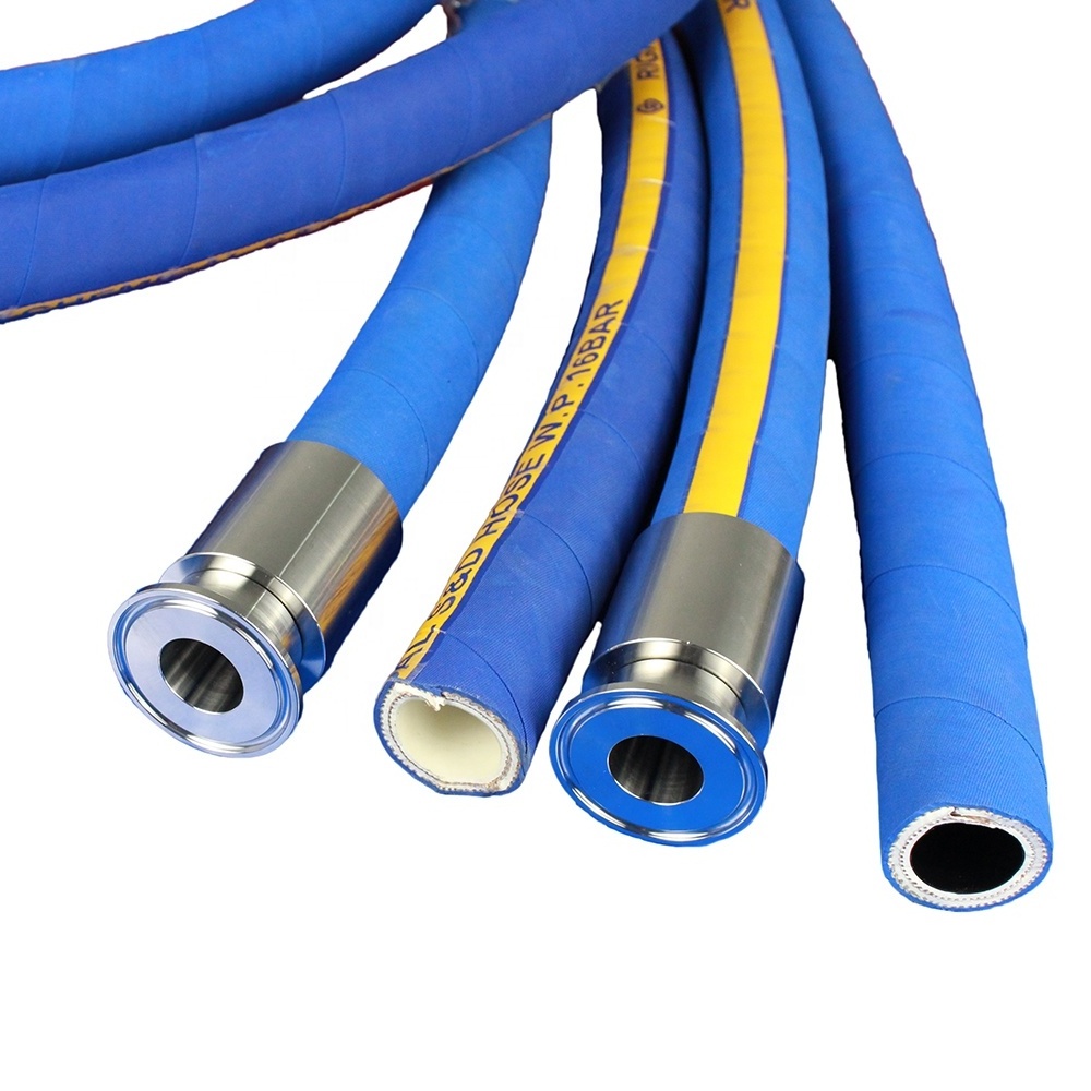 Flexible UHMWPE EPDM Chemical Suction Discharge Hose Antistatic Chemical Rubber Hose