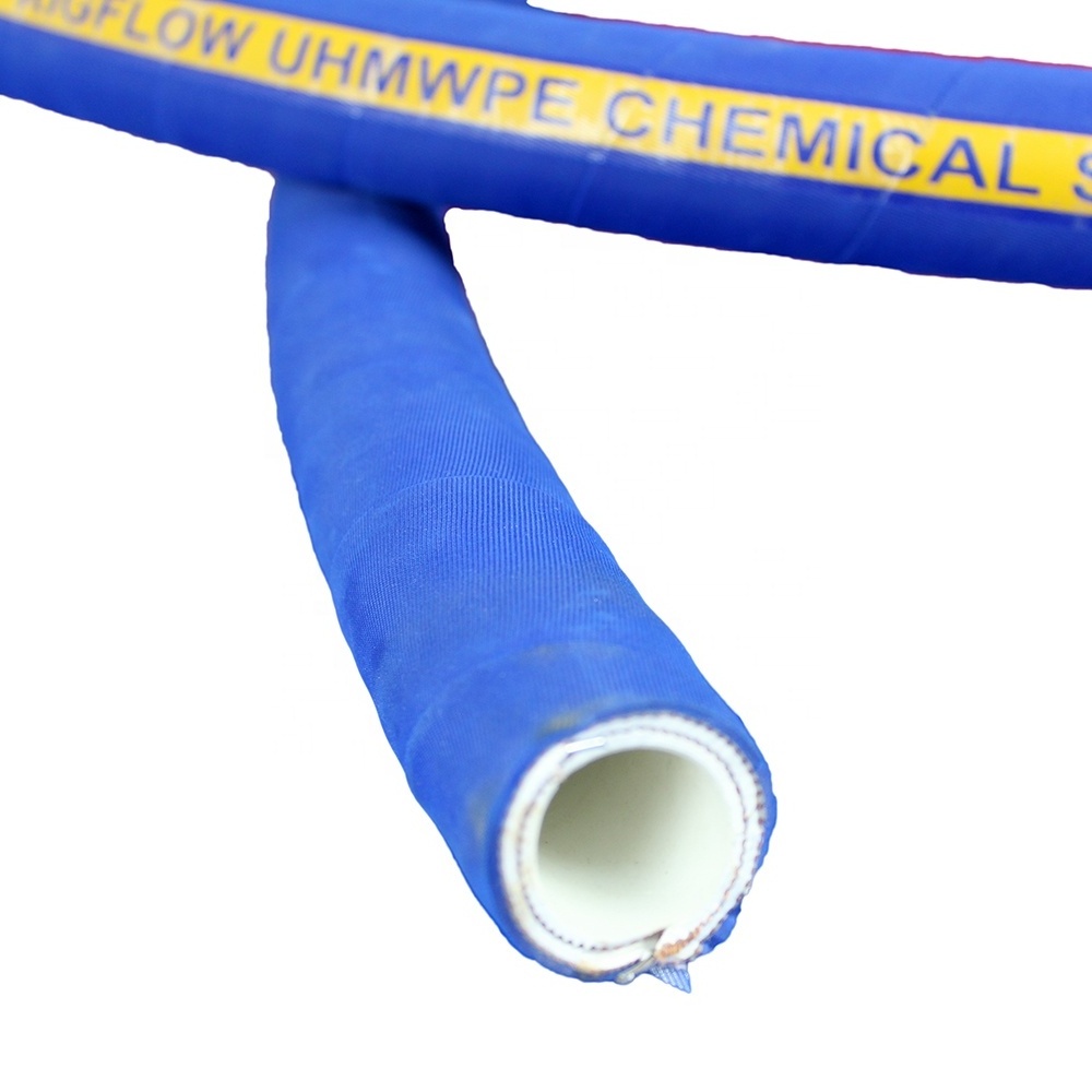 Flexible UHMWPE EPDM Chemical Suction Discharge Hose Antistatic Chemical Rubber Hose