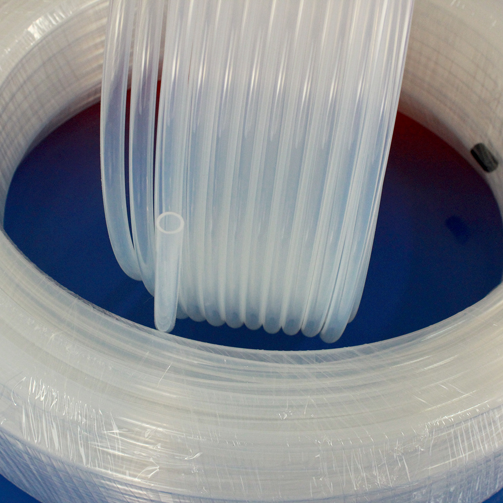 Transparent PFA Hose Tubing Polymer Material With High Temperature Resistance Flexible Extruder Hose Pipe