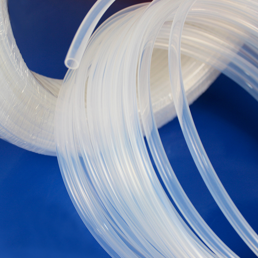 Transparent PFA Hose Tubing Polymer Material With High Temperature Resistance Flexible Extruder Hose Pipe