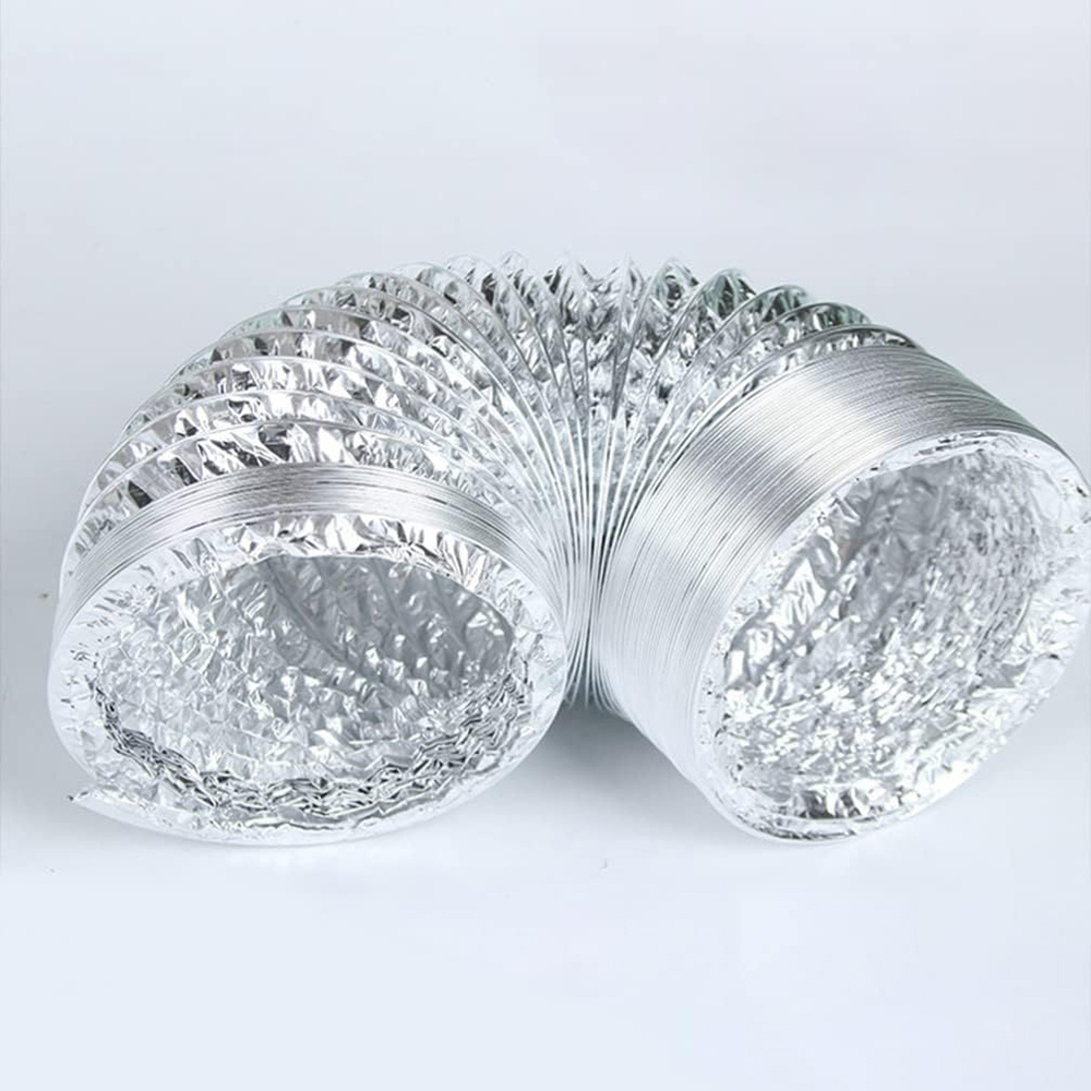 Stretchable Duct Aluminium Insulated Flexible Ducts High Temperature Resistant Aluminum Foil Air Ventilation Hose