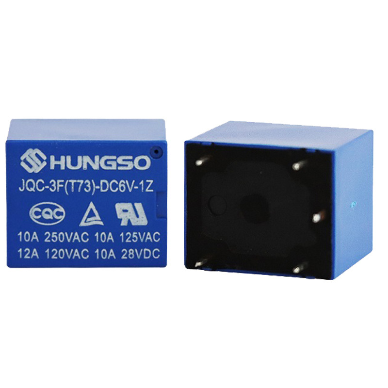 Hungso JQC-3F 12V 1Z 10A 5pin T73 sealed mini PCB Relay