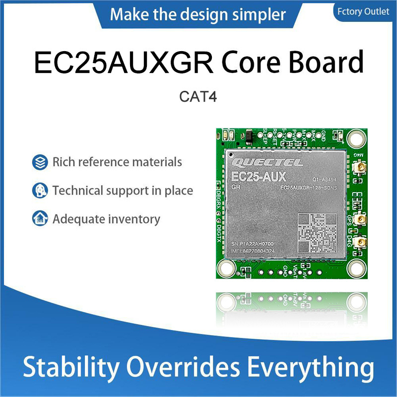 Quectel EC25-AUX LTE Cat.4 Wireless Communication IoT 4G WWAN Module EC25 AUX EC25AUX EC25AUXGR Breakout Core Board