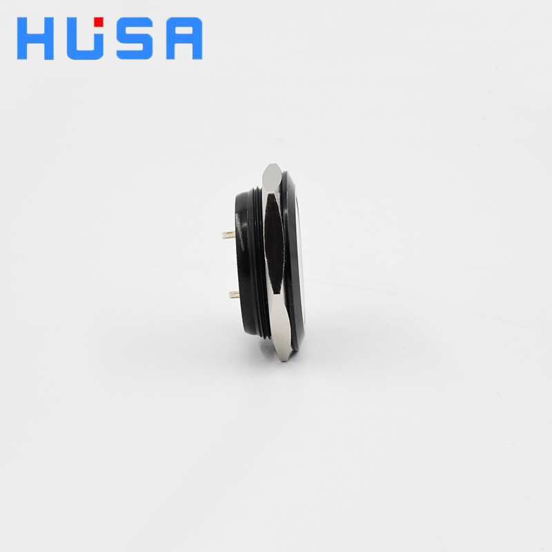 HUSA Ultra Thin 30mm Low Voltage Switch Button Safety Metal Short Touch Switch 220v Momentary Explosion Proof Push Button Switch