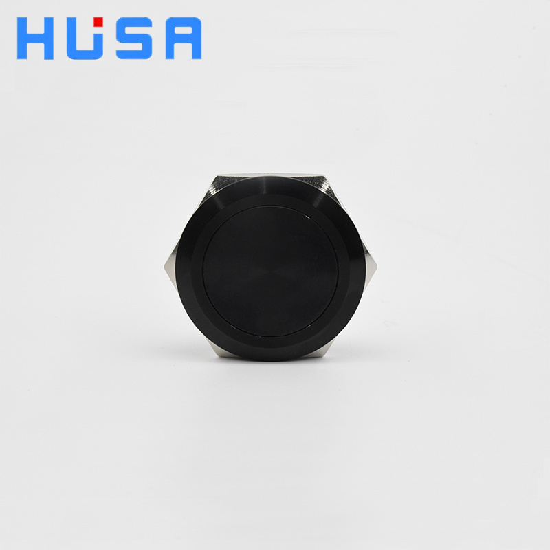 HUSA Ultra Thin 30mm Low Voltage Switch Button Safety Metal Short Touch Switch 220v Momentary Explosion Proof Push Button Switch