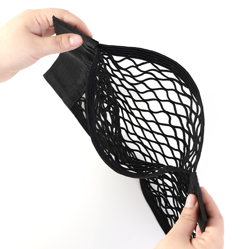 Home kitchen cabinet door garbage bag plastic bag finishing sticky storage bag storage net pocket