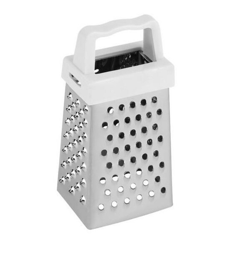 Kitchen multi-functional vegetable cutter 3-inch stainless steel mini four-sided grater