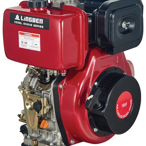 Lingben China Zhejiang 10hp recoil/electric diesel engine 4 stroke LB186FA