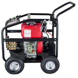 3600PSI Portable Diesel Cold Water High Pressure Washer With Wheels And Handles Power Cleaner Car Wash Equipment LB-200D