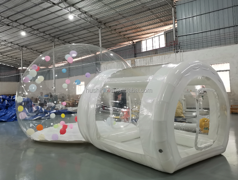 Kids Party Fun House Giant Clear Inflatable Crystal Igloo Dome Balloons Bubble Tent Transparent Inflatable Bubble House