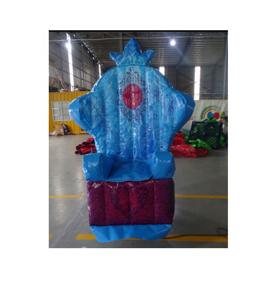 Giant outdoor inflatable king/queen throne chair inflatable birthday chair for party