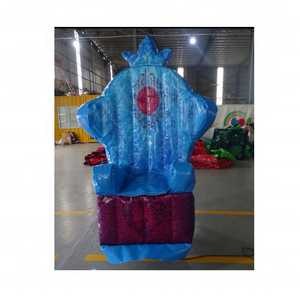 Giant outdoor inflatable king/queen throne chair inflatable birthday chair for party