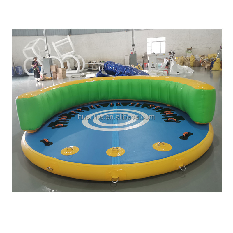 8 Persons water boat for fun Inflatable Aqua Speed Flying Boat ski tube Crazy UFO Sofa Inflatable towable boat