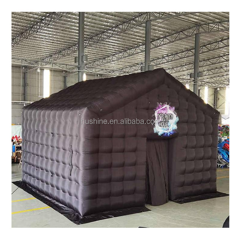 Backyard inflatable-nightclub tent night club party inflatable disco light inflatable nightclub cube tent