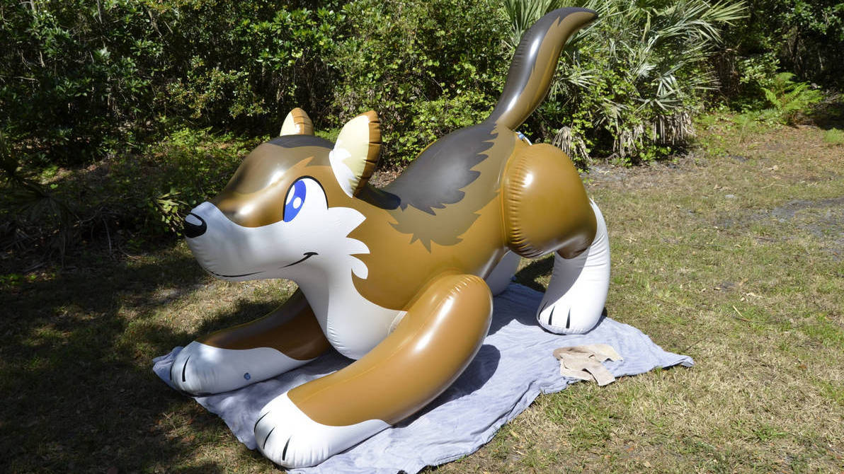 decoration 0.4mm pvc inflable toy Giant customized Huge inflatable wolf Balloon model animal inflatable cartoon