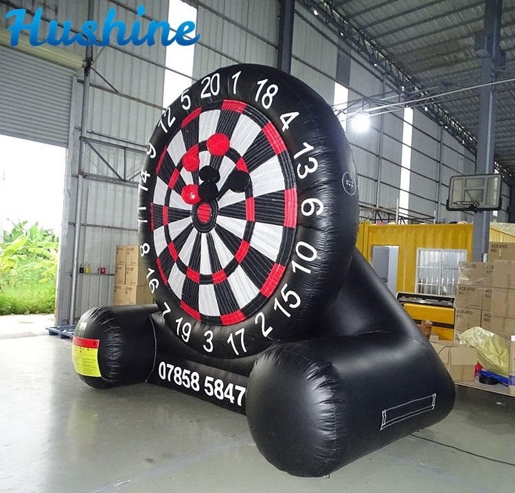 customized Interactive sport game inflatable football target inflatable football darts inflatable soccer dart board